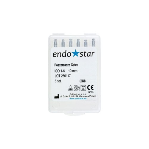 Poszerzacze Gates Endostar 6szt.